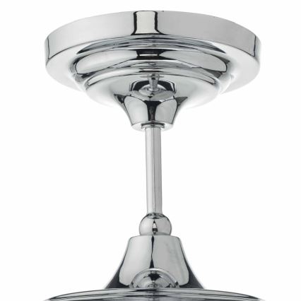Där Lighting CAD0150 - Επιφανειακό φωτιστικό οροφής για μπάνιο CADEN 1xE27/60W/230V IP44 γυαλιστερό χρώμιο