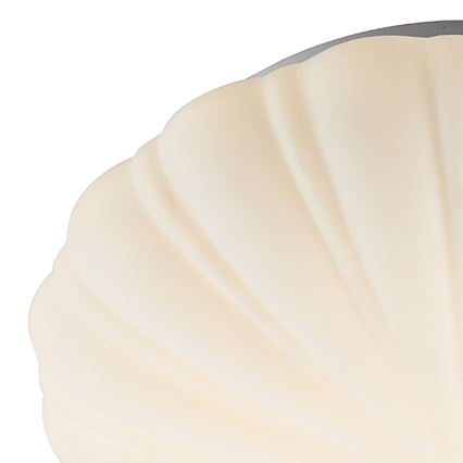 Där Lighting CAF502 - Φωτιστικό οροφής για μπάνιο CAFE 1xE27/60W/230V διάμ. 27 εκ. IP44 λευκό