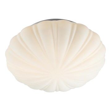 Där Lighting CAF502 - Φωτιστικό οροφής για μπάνιο CAFE 1xE27/60W/230V διάμ. 27 εκ. IP44 λευκό