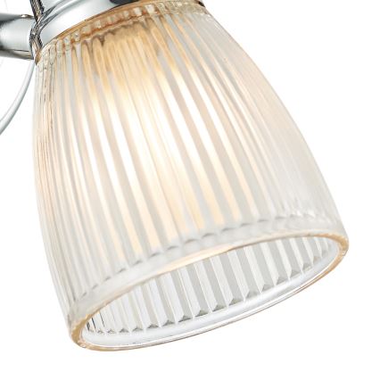 Där Lighting CED0738 - Επιτοίχιο φωτιστικό μπάνιου CEDRIC 1xG9/25W/230V IP44 γυαλιστερό χρώμιο