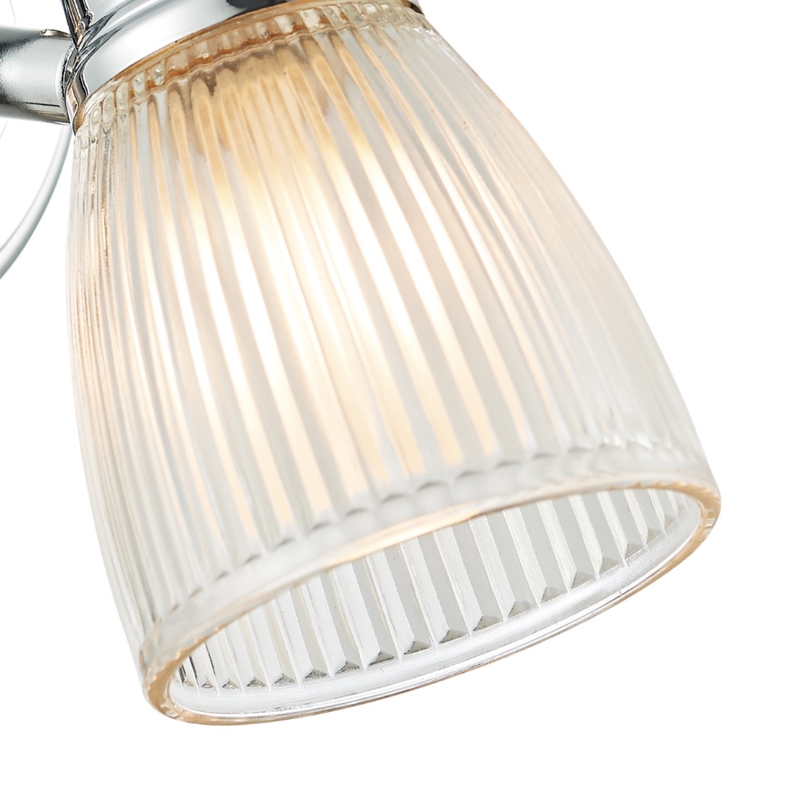 Där Lighting CED0738 - Επιτοίχιο φωτιστικό μπάνιου CEDRIC 1xG9/25W/230V IP44 γυαλιστερό χρώμιο