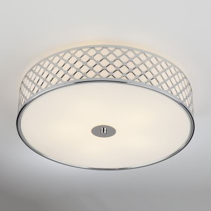 Där Lighting CIV5050 - Φωτιστικό οροφής CIVIC, 5xE14/60W/230V, διάμ. 50 cm, γυαλιστερό χρώμιο