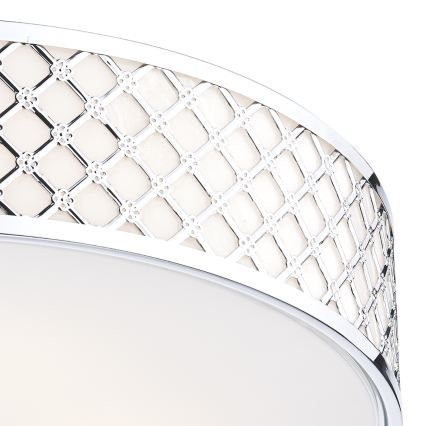 Där Lighting CIV5050 - Φωτιστικό οροφής CIVIC, 5xE14/60W/230V, διάμ. 50 cm, γυαλιστερό χρώμιο