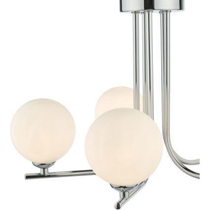 Där Lighting CRA5450-02 - Πολυέλαιος σε ράβδο CRADLE 5xG9/25W/230V γυαλιστερό χρώμιο
