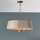 Där Lighting CRI0429 - Πολυέλαιος με αλυσίδα CRISTIN 4xE14/40W/230V μπρούτζος/τάουπ