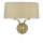 Där Lighting CRI0929 - Απλίκα CRISTIN 2xE14/40W/230V ορείχαλκος/ταουπ