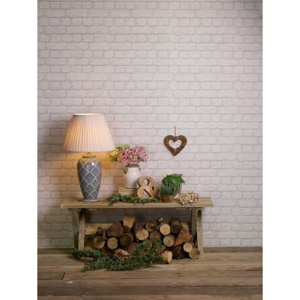 Där Lighting ELY4223 - Επιτραπέζιο φωτιστικό ELY 1xE27/60W/230V μπλε