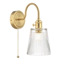 Där Lighting HAD0740-05 - Επιτοίχιο φωτιστικό HADANO 1xE14/40W/230V χρυσό
