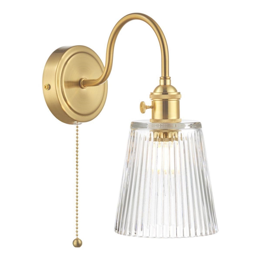 Där Lighting HAD0740-05 - Επιτοίχιο φωτιστικό HADANO 1xE14/40W/230V χρυσό