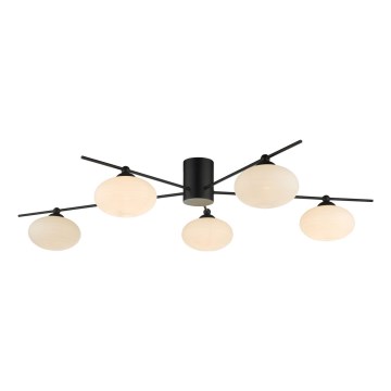 Där Lighting JAS5422 - Επιφανειακό φωτιστικό οροφής JASPER 5xG9/25W/230V μαύρο