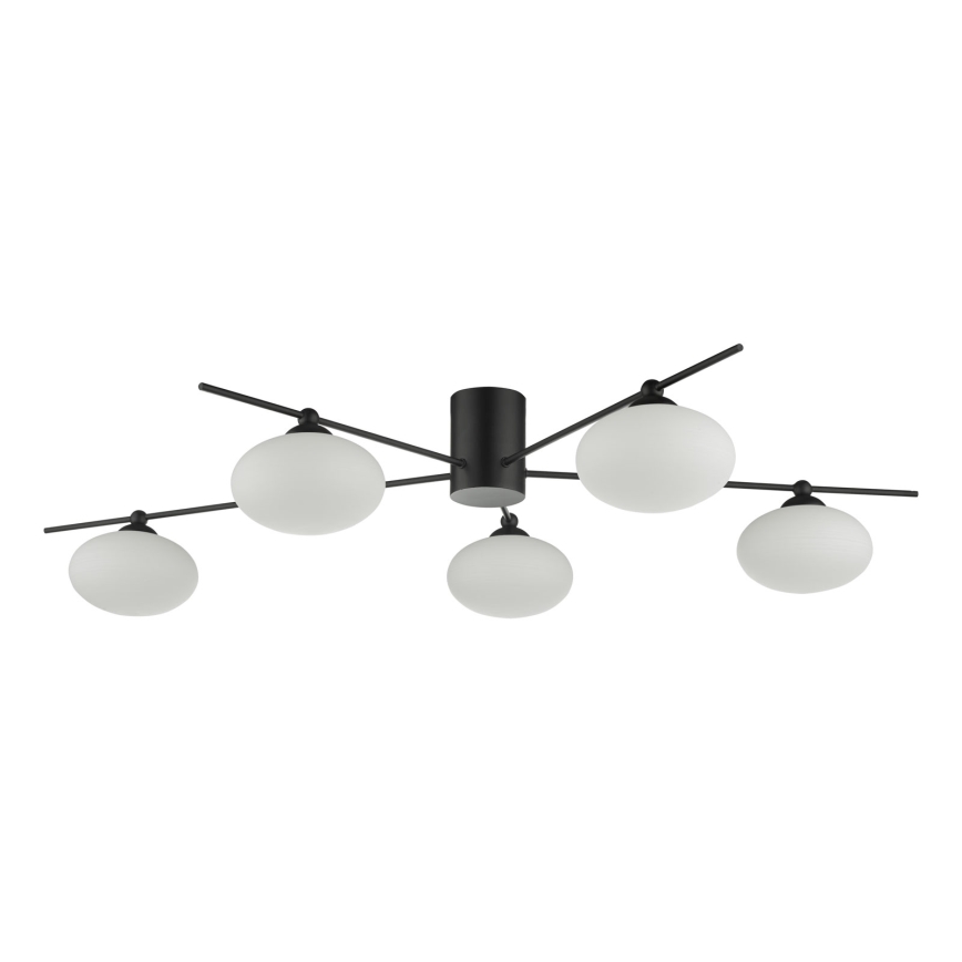 Där Lighting JAS5422 - Επιφανειακό φωτιστικό οροφής JASPER 5xG9/25W/230V μαύρο