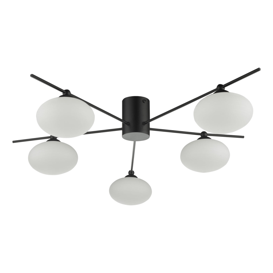 Där Lighting JAS5422 - Επιφανειακό φωτιστικό οροφής JASPER 5xG9/25W/230V μαύρο