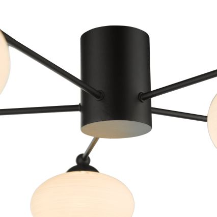 Där Lighting JAS5422 - Επιφανειακό φωτιστικό οροφής JASPER 5xG9/25W/230V μαύρο