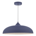 Där Lighting KAE0123 - Κρεμαστό φωτιστικό με καλώδιο KAELAN 1xE27/60W/230V μπλε