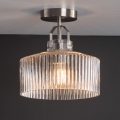 Där Lighting LEN4846 - Επιφανειακό φωτιστικό οροφής LENKA 1xE27/60W/230V ματ χρώμιο