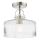 Där Lighting LEN4846 - Επιφανειακό φωτιστικό οροφής LENKA 1xE27/60W/230V ματ χρώμιο