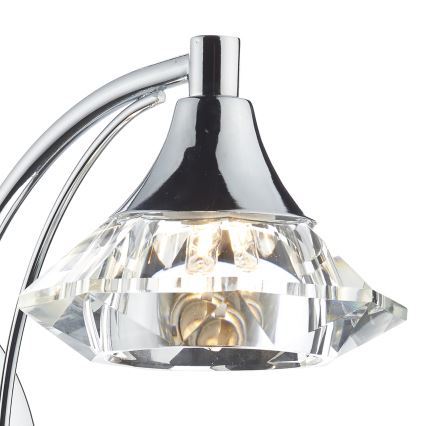 Där Lighting LUT0750 - Επιτοίχιο φωτιστικό LUTHER 1xG9/40W/230V γυαλιστερό χρώμιο