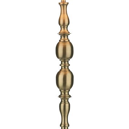 Där Lighting MAD4975 - Επιδαπέδιο φωτιστικό MADRID 1xE27/60W/230V καφέ/ορείχαλκο