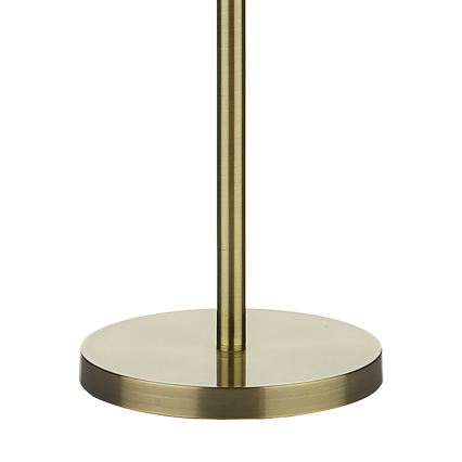 Där Lighting MAD4975 - Επιδαπέδιο φωτιστικό MADRID 1xE27/60W/230V καφέ/ορείχαλκο