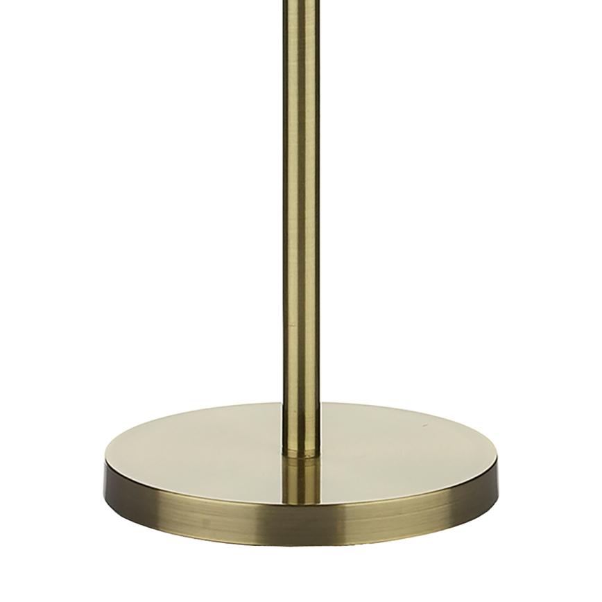 Där Lighting MAD4975 - Επιδαπέδιο φωτιστικό MADRID 1xE27/60W/230V καφέ/ορείχαλκο