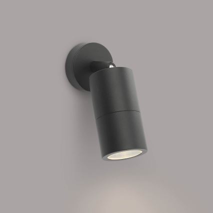 Där Lighting ORT0722 - LED εξωτερικό επιτοίχιο σποτ φωτιστικό ORTEGA 1xGU10/5W/230V IP65 μαύρο