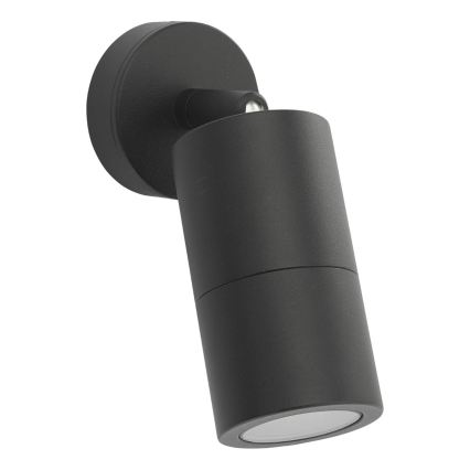 Där Lighting ORT0722 - LED εξωτερικό επιτοίχιο σποτ φωτιστικό ORTEGA 1xGU10/5W/230V IP65 μαύρο