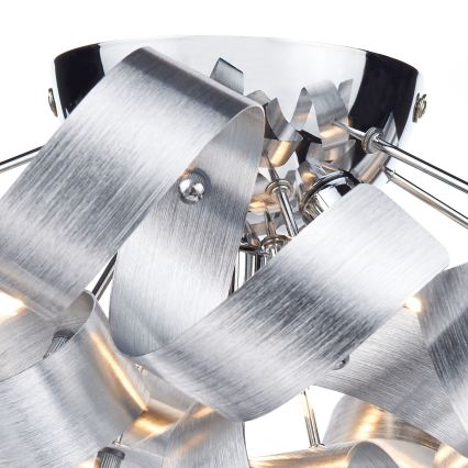 Där Lighting RAW0450 - Φωτιστικό οροφής RAWLEY 4xG9/25W/230V ματ χρώμιο