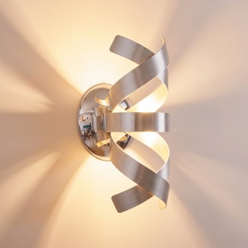 Där Lighting RAW0750 - Επιτοίχιο φωτιστικό RAWLEY 1xG9/25W/230V ματ χρώμιο