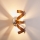Där Lighting RAW0764 - Επιτοίχιο φωτιστικό RAWLEY 1xG9/25W/230V χάλκινο
