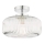Där Lighting RIV5208 - Επιφανειακό φωτιστικό οροφής RIVA για μπάνιο 1xE27/60W/230V IP44 γυαλιστερό χρώμιο