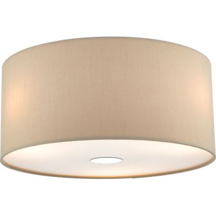 Där Lighting RON6529 - Κρεμαστό φωτιστικό RONDA με καλώδιο 1xE27/60W/230V μπεζ