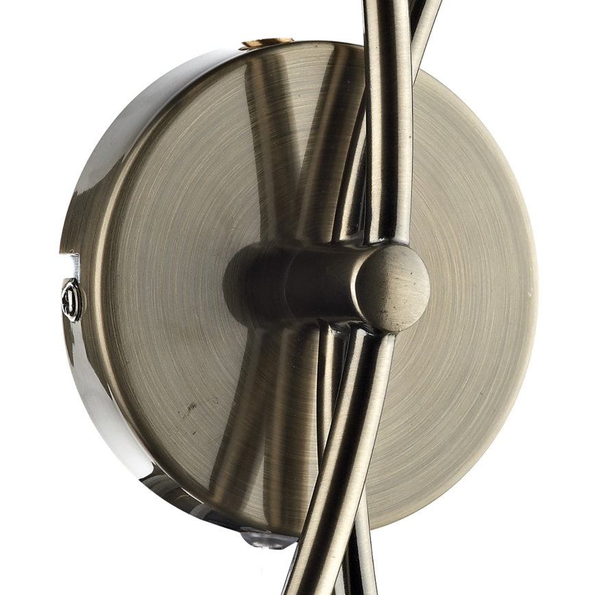 Där Lighting SEA0975 - Επιτοίχιο φωτιστικό SEATTLE 2xG9/40W/230V ορείχαλκο