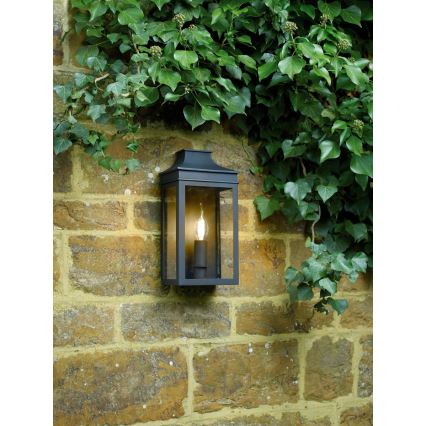 Där Lighting VAP5222 - Επιτοίχιο φωτιστικό εξωτερικού χώρου VAPOUR 1xE14/60W/230V IP44 μαύρο