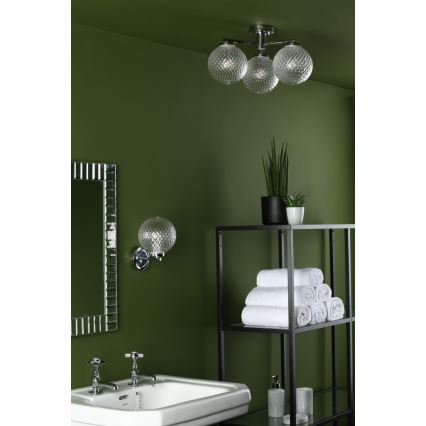 Där Lighting WAY0750 - Απλίκα μπάνιου WAYNE 1xG9/3W/230V IP44 χρωμέ
