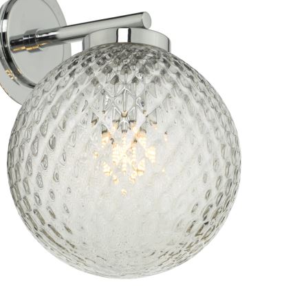 Där Lighting WAY0750 - Επιτοίχιο φωτιστικό μπάνιου WAYNE 1xG9/3W/230V IP44 γυαλιστερό χρώμιο