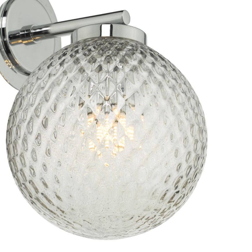 Där Lighting WAY0750 - Επιτοίχιο φωτιστικό μπάνιου WAYNE 1xG9/3W/230V IP44 γυαλιστερό χρώμιο