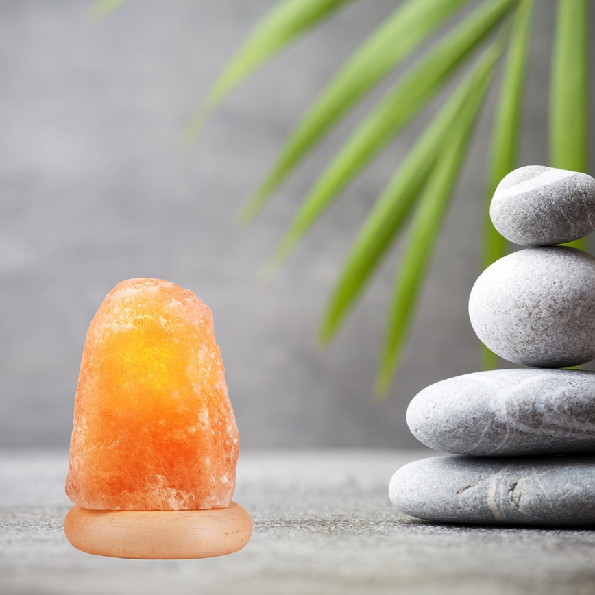 Λάμπα από Αλάτι SALLY 1xE14/25W/230V alder 1,5 kg