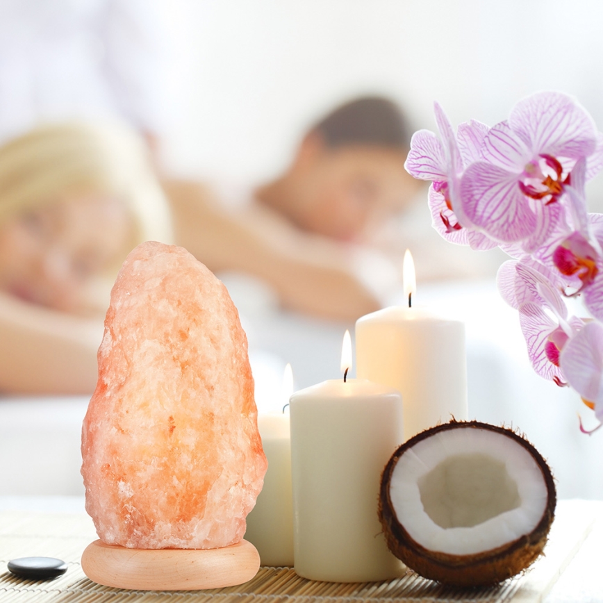 Λάμπα από Αλάτι SALLY 1xE14/25W/230V alder 4,4 kg