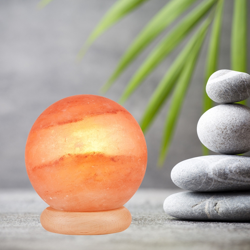 Λάμπα από Αλάτι SALLY 1xE14/25W/230V alder 4,4 kg