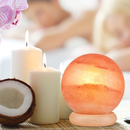 Λάμπα από Αλάτι SALLY 1xE14/25W/230V alder 4,4 kg