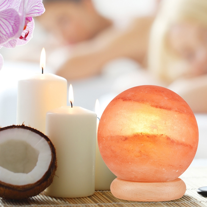 Λάμπα από Αλάτι SALLY 1xE14/25W/230V alder 4,4 kg