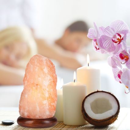 Λάμπα από Αλάτι SALLY 1xE14/25W/230V alder 3,4 kg