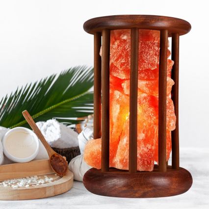 Λάμπα από Αλάτι SALLY 1xE14/25W/230V alder 2,1 kg