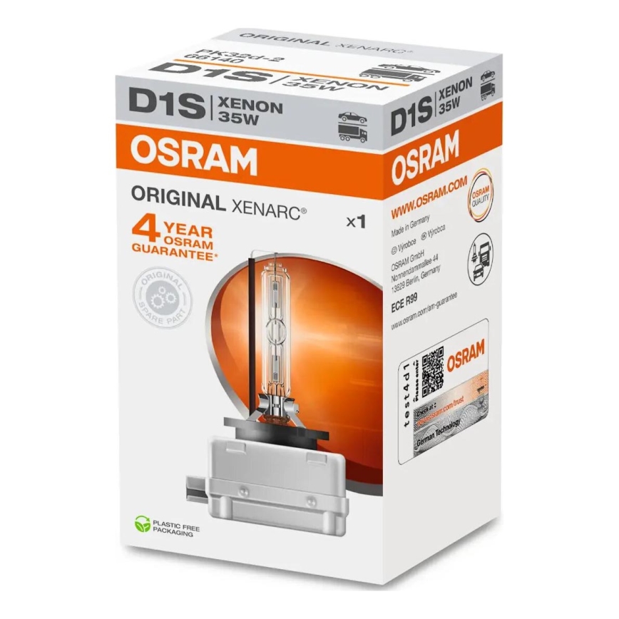 Λάμπα αυτοκινήτου D1S PK32d/35W/85V 3200K - Osram