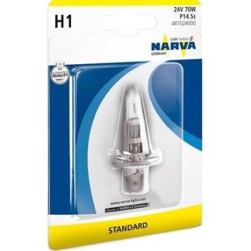 Λάμπα αυτοκινήτου H1 P14.5s/70W/24V - Narva 48702NVAB1