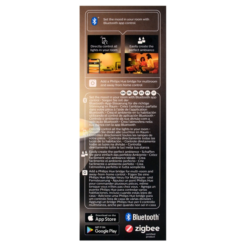 Λάμπα Dimmer LED Philips Hue WHITE AMBIANCE 1xGU10/4,3W/230V 2200-6500K