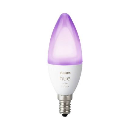 Λάμπα Dimmer LED Philips Hue WHITE AND COLOR AMBIANCE B39 E14/5,3W/230V 2200K - 6500K