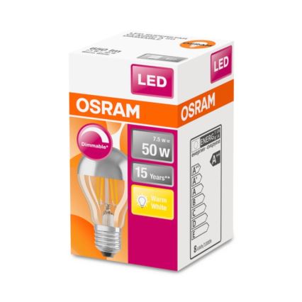 Λάμπα LED ανεστραμμένου καθρέπτη ντιμαριζόμενη E27/7,5W/230V 2700K - Osram