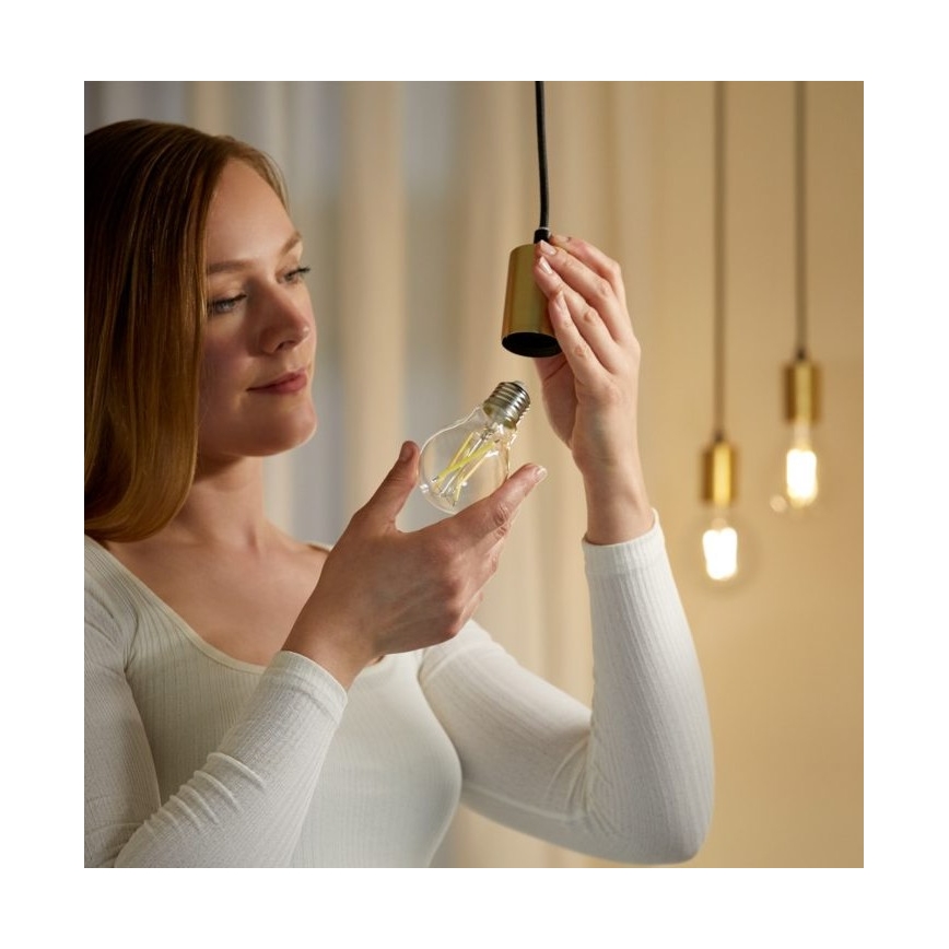 Λάμπα LED Dimmable FILAMENT A60 E27/6,7W/230V 2700-6500K CRI 90 Wi-Fi - WiZ