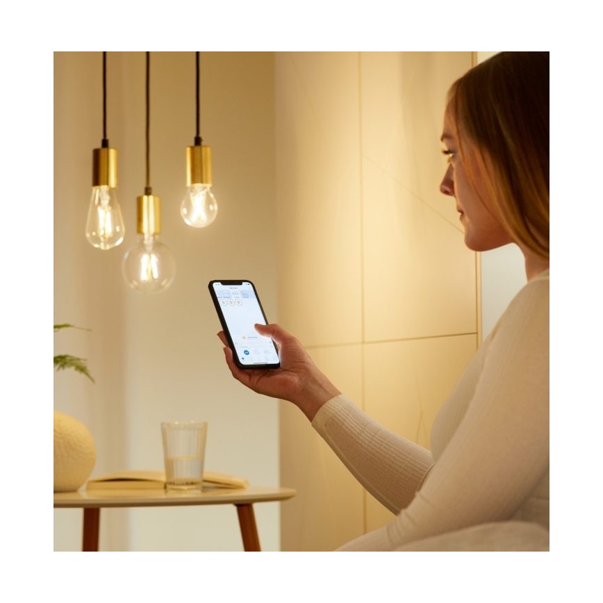 Λάμπα LED Dimmable FILAMENT A60 E27/6,7W/230V 2700-6500K CRI 90 Wi-Fi - WiZ